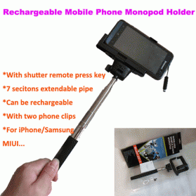 Tongsis Wireless Mobile Phone Monopod for Android - Z07-5 - Black - 3