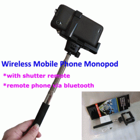 Tongsis Wireless Mobile Phone Monopod for Android - Z07-5 - Black - 4
