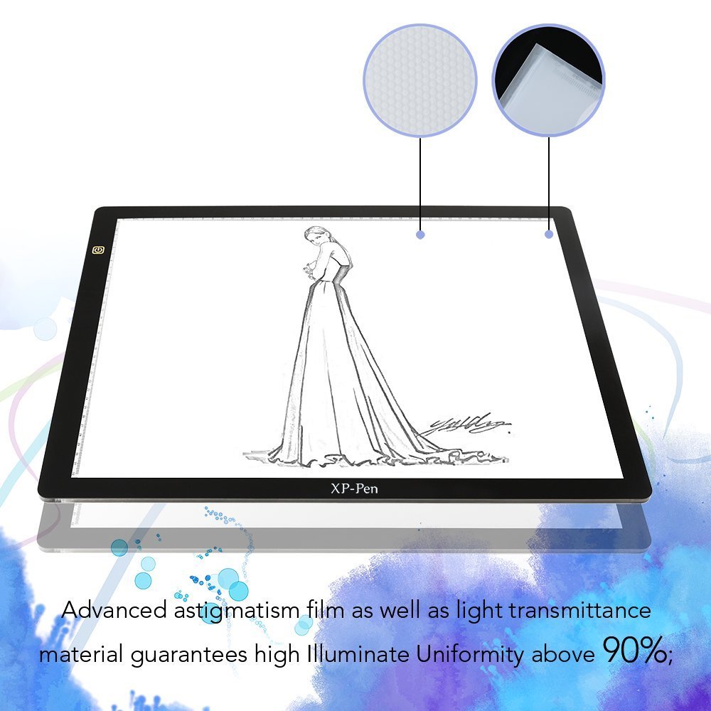 XP-Pen LED Tracing Light Pad Graphics Drawing Tablet A3 Paper - CPA3