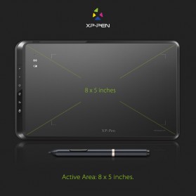 XP-Pen Wireless Smart Graphics Drawing Pen Tablet with Passive Pen - Star 05 - Black - 3