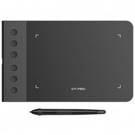 XP-Pen Star G640S Graphics Digital Drawing Tablet with Passive Pen - Black - 1