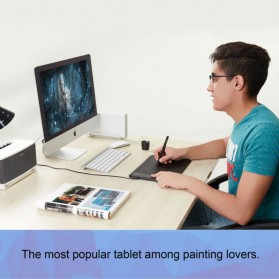 XP-Pen Smart Graphics Drawing Pen Tablet Rainbow Series - Star 01 - Black - 5