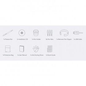 XP-Pen Smart Graphics Drawing Pen Tablet Rainbow Series - Star 01 - Black - 8