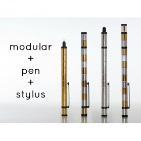 Fidget Toy - Magnet Modular Polar Pen - DQ099 - Silver