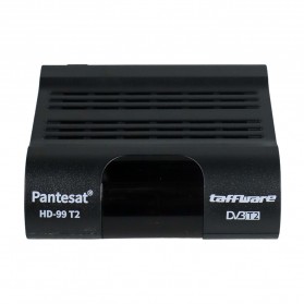 Taffware Pantesat Digital TV Tuner Set Top Box WiFi Receiver DVB-T2 - HD99 - Black