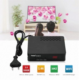 Pantesat Digital TV Tuner Set Top Box WiFi Receiver DVB-T2 - HD-3820 - Black - 4