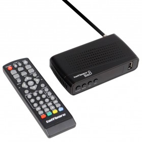 Taffware Bien8 Digital Satellite TV Tuner Box Receiver 1080P DVB-T2 - Black