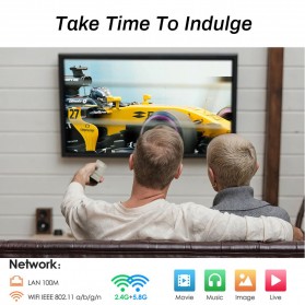 OTT TV Box Media Player 4K Android 11 2/16GB - X88 Pro 10 - 4