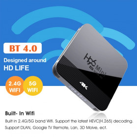 Vontar Mini Smart TV Set Top Box 4K Android 9.0 2GB 16GB - H96 - Black - 7