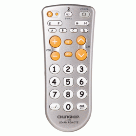 CHUNGHOP Universal Learning IR Remote 11 Keys - L108E - Gray Silver