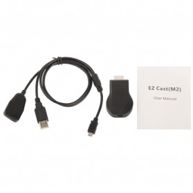 AnyCast Chromecast HDMI Dongle Wifi 1080P - Black - 7