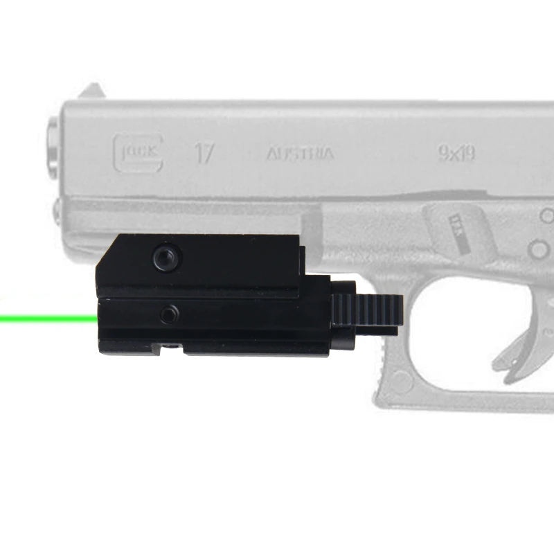 Gambar produk TGPUL Tactical Green Dot Infrared Hunting Laser Sight Gun Mount Airsoft Rifle Pistol 11mm - LS15