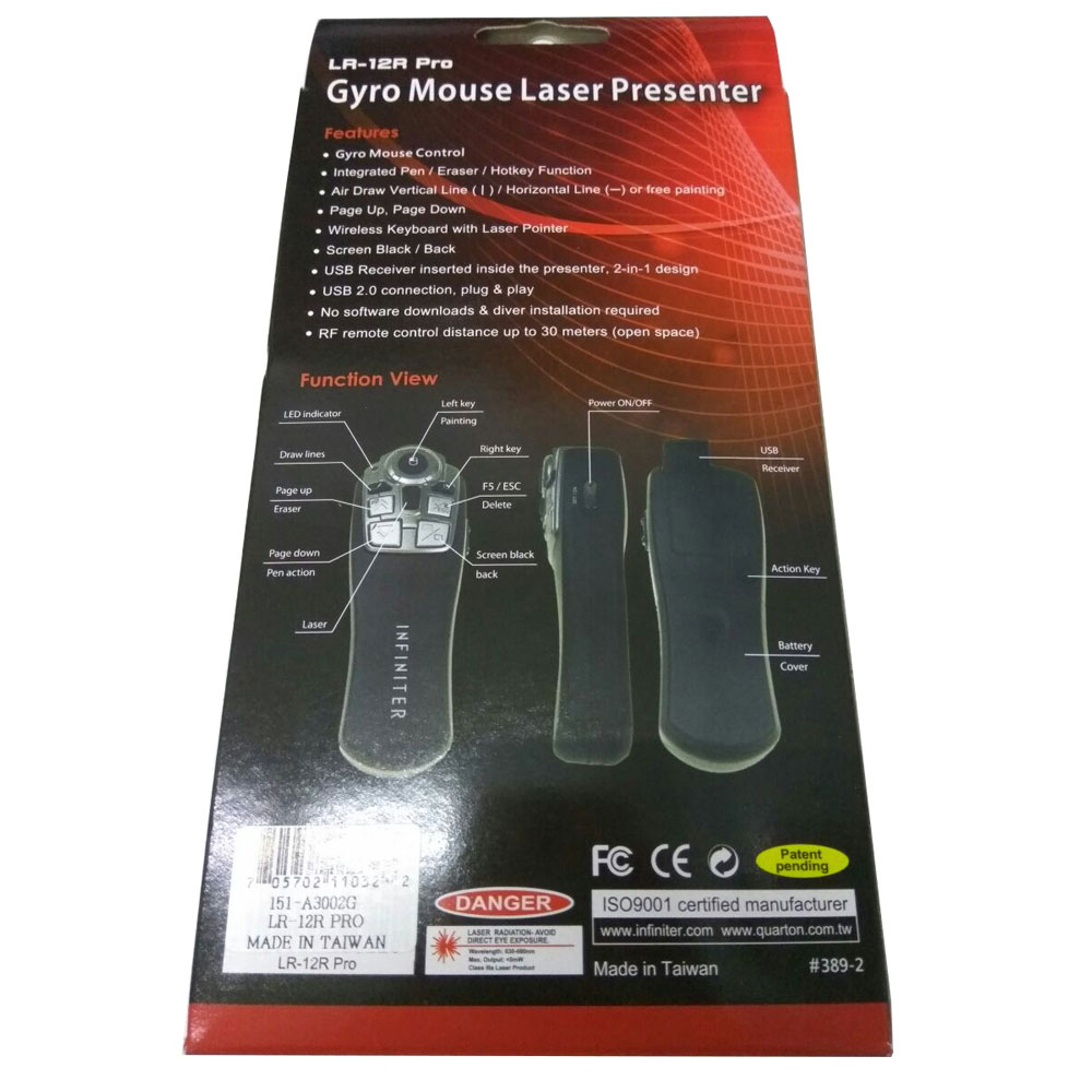 infiniter laser presenter lr 12r pro infiniter laser presenter lr 12r pro