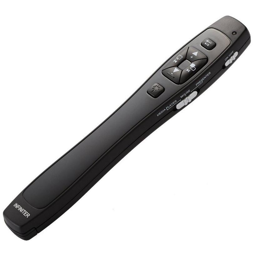 infiniter wireless laser presenter with media lr8 black jakartanotebook infiniter wireless laser presenter with media lr8 black jakartanotebook
