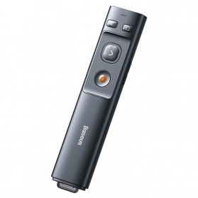 Baseus Orange Dot Wireless Laser Presenter Red Pointer USB Type C 2.4GHz - ACFYB-0G - Gray - 3