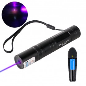 UltraLaser Laser Pointer Purple Beam 5mW 405nm - JD850 - Black