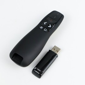 Taffware Remote Laser Presenter Wireless Pointer Merah 2.4Ghz - R400 - Black - 2
