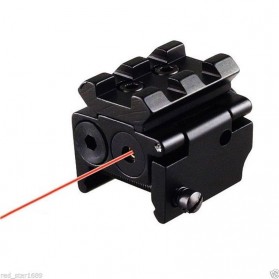 Zacro Tactical Red Dot Laser Sight 532nm Picatinny Mount - L2030 - Black - 2