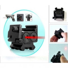 Zacro Tactical Red Dot Laser Sight 532nm Picatinny Mount - L2030 - Black - 4