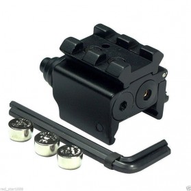 Zacro Tactical Red Dot Laser Sight 532nm Picatinny Mount - L2030 - Black - 5