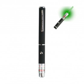 Taffware Green Point Beam Laser Pointer Pen 5MW - ZY0001 - Black - 1