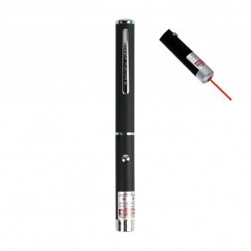 Taffware Red Point Beam Laser Pointer Pen 5 mW - ZY0001 - Black - 1