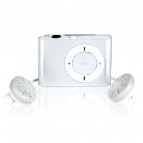 Pod MP3 Player TF card dengan Klip - KX56 - Silver - 1
