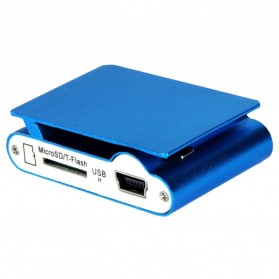 Pod MP3 Player TF card dengan Klip - KX56 - Silver - 3