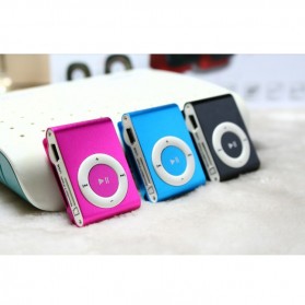 Pod MP3 Player TF card dengan Klip - KX56 - Silver - 6