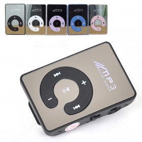 C-Logo MP3 Player Micro SD Card dengan Klip - Black - 1