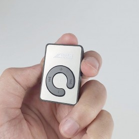 C-Logo MP3 Player Micro SD Card dengan Klip - Black - 4