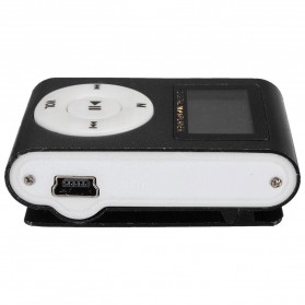 ZUCZUG Pod MP3 Player TF Card dengan Klip & LCD - ZC10 - Black - 2