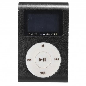 ZUCZUG Pod MP3 Player TF Card dengan Klip & LCD - ZC10 - Black - 3