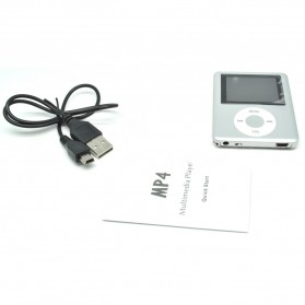 Pod MP4 Player 1.8 Inch LCD FM Radio - Silver - 3