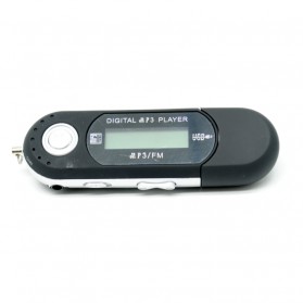 ICEICE USB MP3 Player LCD Display FM Radio TF Slot - DZ3176-01 - Black - 2