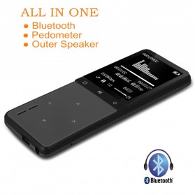 ONN W8 MP3 Digital Audio Player Bluetooth 8GB with Mic Recorder - Black - 2