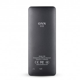 ONN W8 MP3 Digital Audio Player Bluetooth 8GB with Mic Recorder - Black - 3