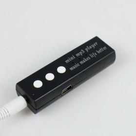 DAONO Wonderful Clip Mini MP3 Player - ZHKUBDL - Black - 2