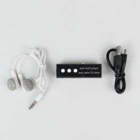 DAONO Wonderful Clip Mini MP3 Player - ZHKUBDL - Black - 7
