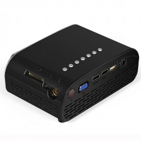 Mini Portable Projector LED 100 Lumens 480 x 320 Pixel - GP802A - Black - 2