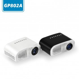 Mini Portable Projector LED 100 Lumens 480 x 320 Pixel - GP802A - Black - 3