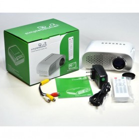 Mini Portable Projector LED 100 Lumens 480 x 320 Pixel - GP802A - Black - 6
