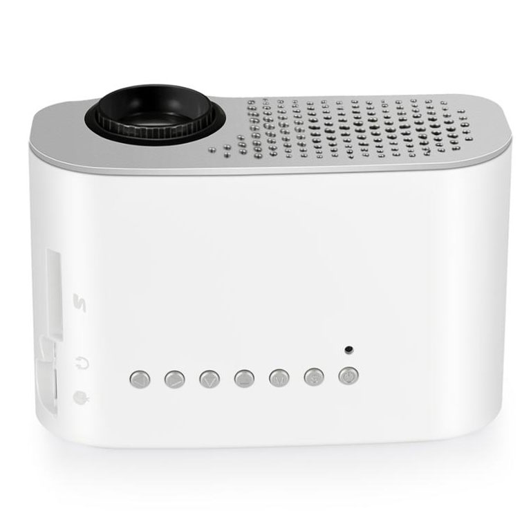 Mini Portable Projector LED 100 Lumens 480 x 320 Pixel - GP802A - Black