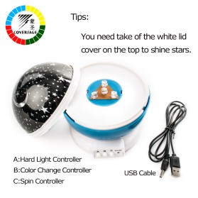 Proyektor Lampu LED Sphere - Blue - 3