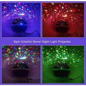 Proyektor Lampu LED Sphere - Blue - 7