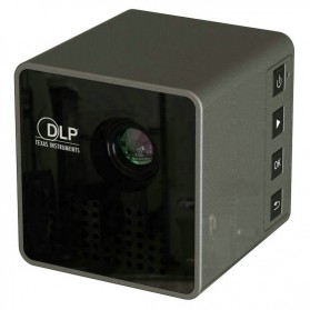 UNIC P1+ WiFi DLP Proyektor Mini 640P 30 Lumens - Black - 6