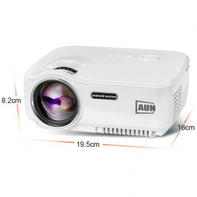 AUN Proyektor Android 800x480 Pixel 1400 Lumens - AM01S - White - 6