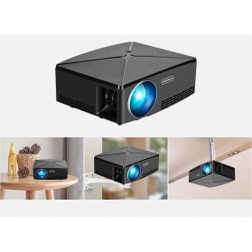 AUN C80 Proyektor Mini Smart HD 720P WiFi 2200 Lumens Android 6.0 - Black - 9