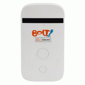 BOLT! ZTE MF90 Mobile Hotspot Wifi - Super 4G LTE 72 Mbps + Kartu Perdana 8GB - White - 1