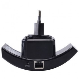 Kextech Wireless-N WiFi Router Repeater 300Mbps - CL-WR01 - Black - 4
